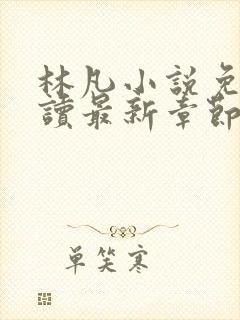 林凡小说免费阅读最新章节