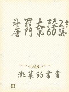 斗罗大陆2绝世唐门第60集