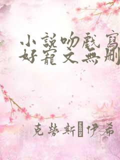 小说吻戏写的很好宠文无删减在线阅读