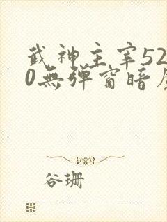 武神主宰5200无弹窗暗魔师