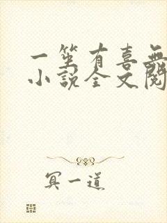 一笙有喜无删减小说全文阅读