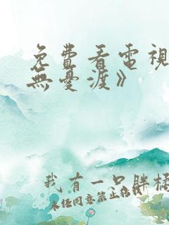 免费看电视剧《无忧渡》