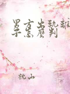 男方出轨离婚孩子怎么判