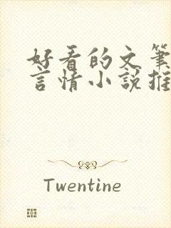 好看的文笔好的言情小说推荐