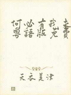 何必有我未删减粤语版免费观看