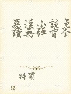 恶汉小说免费阅读无弹窗全文