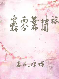 云南各地旅游景点分布图