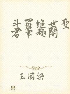 斗罗绝世圣邪帝君笔趣阁