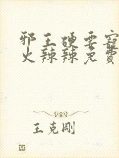 邪王硬要宠嫩妃火辣辣免费阅读