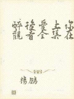 醉后爱上你免费观看全集在线