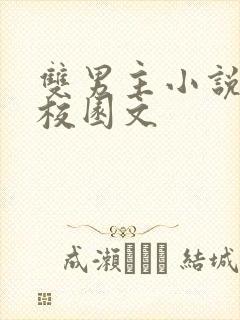 双男主小说推荐校园文