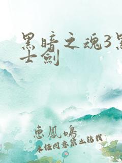 黑暗之魂3黑骑士剑