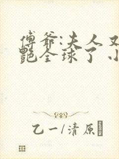 傅爷:夫人又惊艳全球了 小说