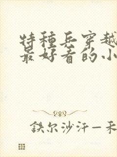 特种兵穿越古代最好看的小说