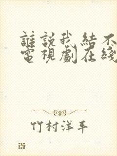 谁说我结不了婚电视剧在线播放