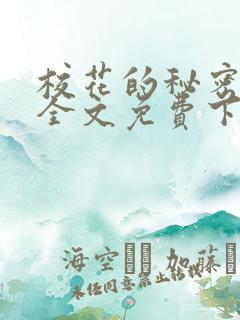 校花的秘密小说全文免费下载八零