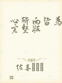 心所向皆为美好完整版