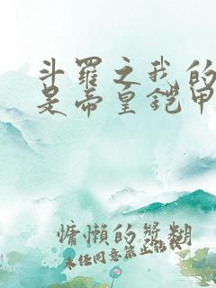 斗罗之我的武魂是帝皇铠甲小说