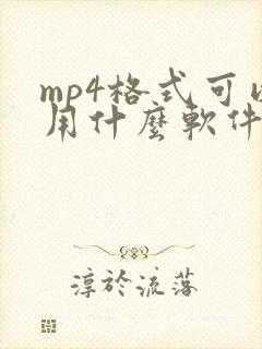 mp4格式可以用什么软件播放