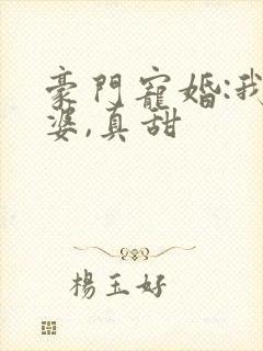 豪门宠婚:我老婆,真甜