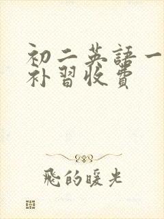 初二英语一对一补习收费