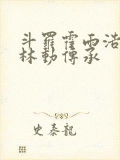 斗罗霍雨浩获得林动传承