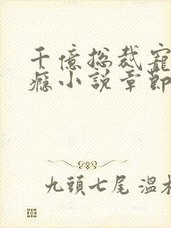 千亿总裁宠妻上瘾小说章节目录