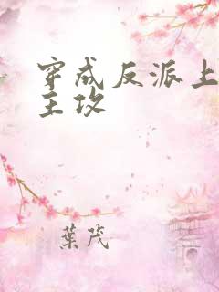 穿成反派上男主主攻