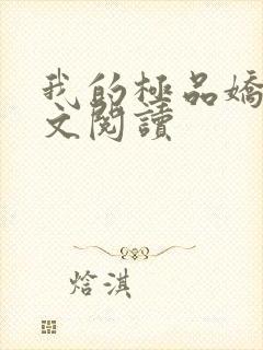 我的极品娇妻全文阅读