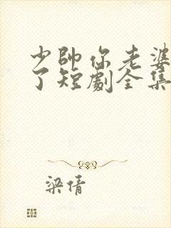 少帅你老婆又跑了短剧全集免费