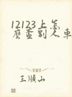12123上怎么查别人车辆违章