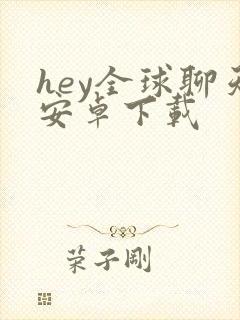 hey全球聊天安卓下载