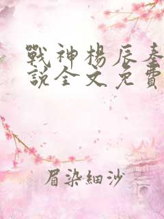 战神杨辰秦惜小说全文免费阅读