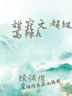 甜宠文超级宠溺高辣h