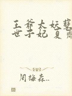 王爷太妖孽绝宠世子妃 夏霁月