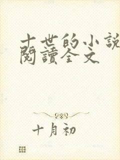十世的小说在线阅读全文