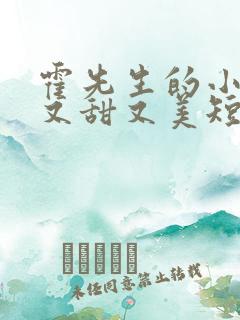 霍先生的小祖宗又甜又美短剧免费观看