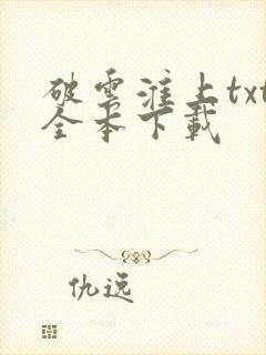 破云淮上txt全本下载