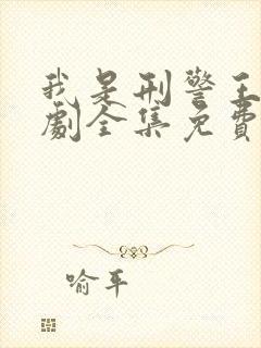 我是刑警王电视剧全集免费观看