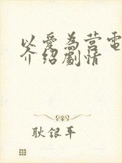 以爱为营电视剧介绍剧情