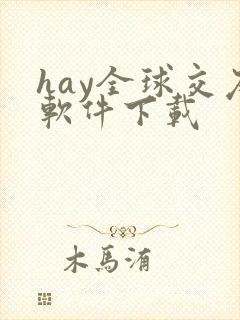 hay全球交友软件下载