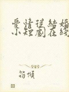 爱情从结婚开始小短剧在线观看