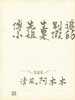 傅先生别追了大小姐是假的全集分享