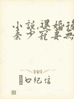 小说,退婚后,秦少宠妻无度