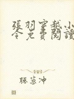 张羽穿越小说县令免费阅读