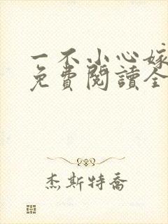 一不小心嫁总裁免费阅读全文