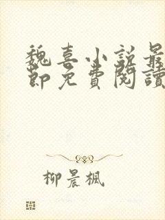 魏喜小说最新章节免费阅读无弹窗