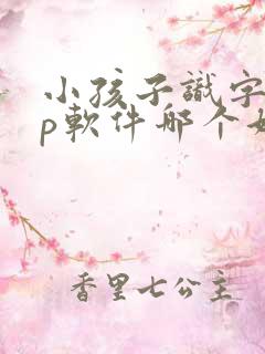 小孩子识字app软件哪个好