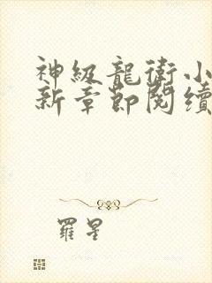 神级龙卫小说最新章节阅续