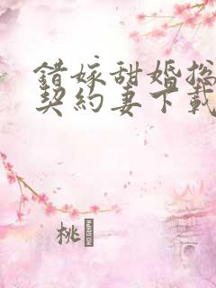 错嫁甜婚总裁的契约妻下载